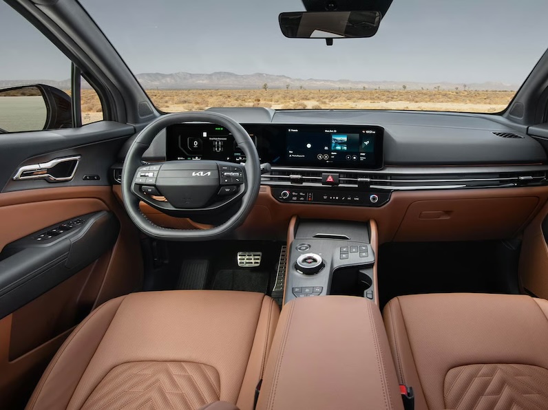 The 2026 Kia Sportage compact SUV offers seating for five passengers with 39.6 cubic feet of cargo space behind rear seats.