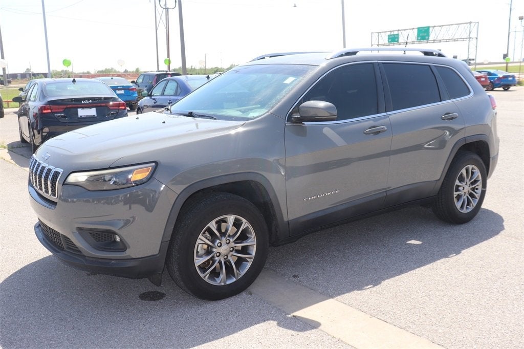 Used 2019 Jeep Cherokee Latitude Plus with VIN 1C4PJMLB7KD420799 for sale in Lawton, OK