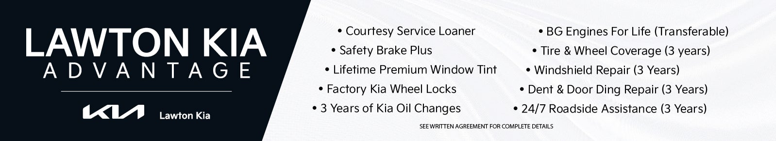 Lawton Kia Advantage on New Vehicle Purchases