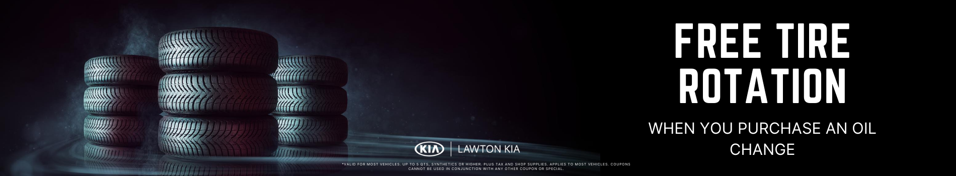 BOGO Tire Rotation + Free Oil Change